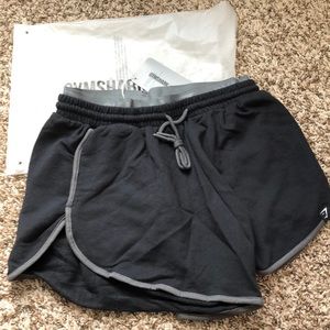 NWT- Heather Dual Band Gymshark Shorts